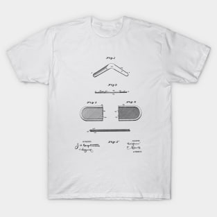 Boomerang Vintage Patent Hand Drawing T-Shirt